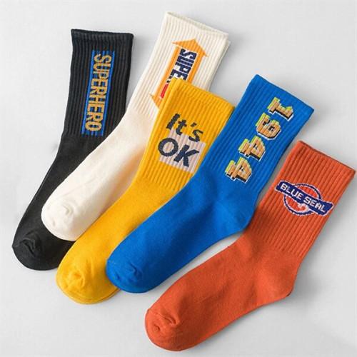 Custom Knit Cotton Crew Business & Dress Unisex Socks