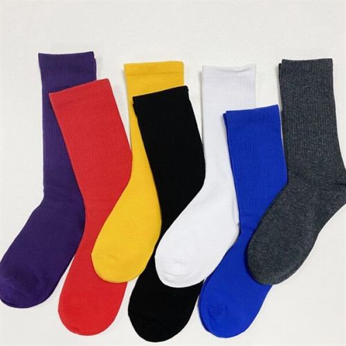 Custom Knit Cotton Crew Business & Dress Unisex Socks