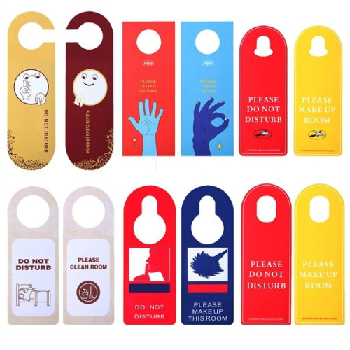 Customized Hotel Do Not Disturb Door Hanger Tag