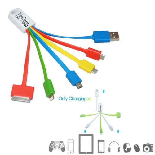 6 in 1 Multi USB Charge Cable