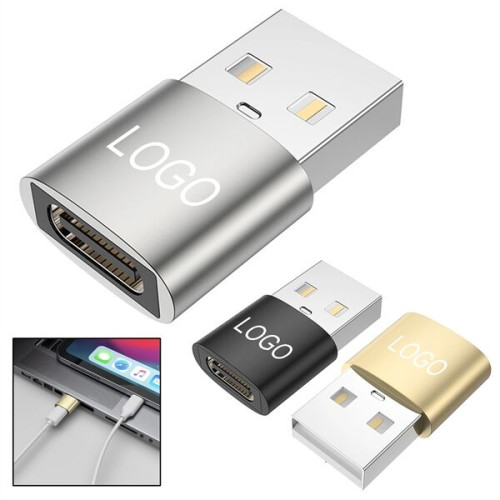 USB A Male to Type-C Female Adapter