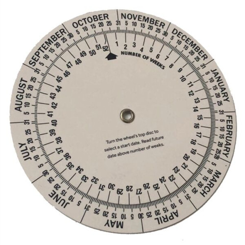 Date Calculator Wheel