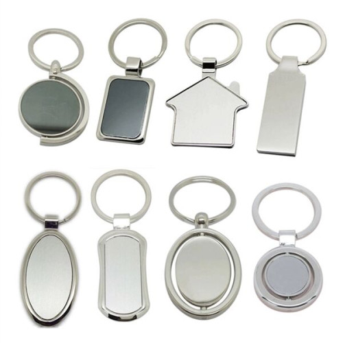 Square Metal Key Chain