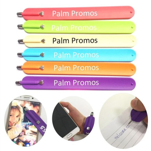 Silicone Wristband with Stylus and Ballpen