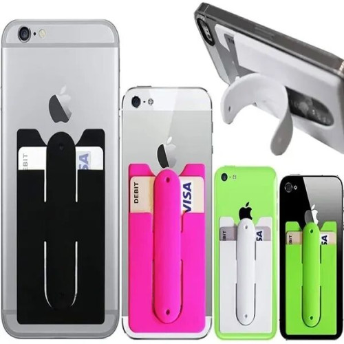 Silicone Phone Wallet With Stand