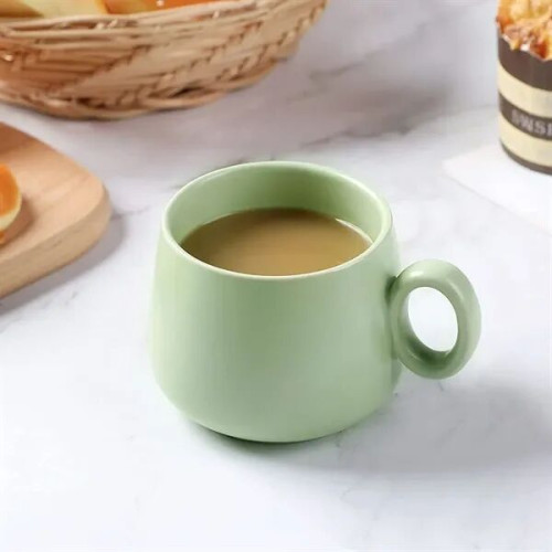 Colored Ceramic 9 Oz Coffee Mugs