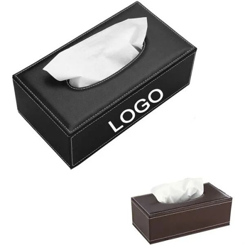 Leather Tissue Box Holder