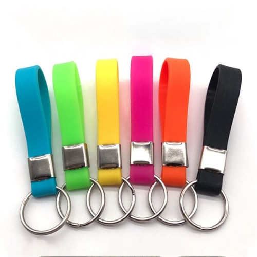 Silicone Bracelet Keychain