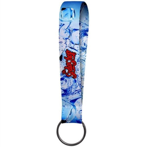 3/4" Polyester Wrist Keychain Lanyard with Split Ring