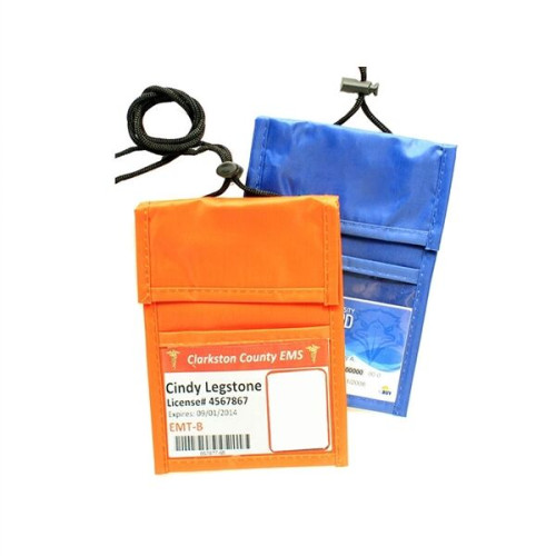 Zipper Neck Wallet with Lanyard