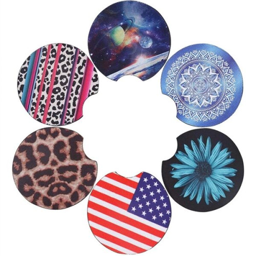Neoprene car coaster