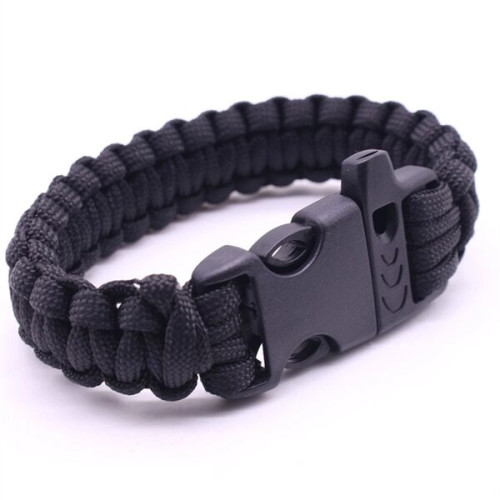 Paracord Survival Bracelet With Whistle
