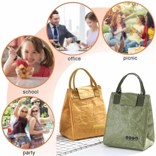 Tyvek Insulated Lunch Bag Tote