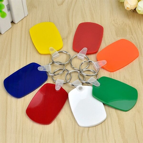 Oval PVC Keychain