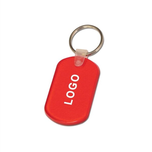 Oval PVC Keychain