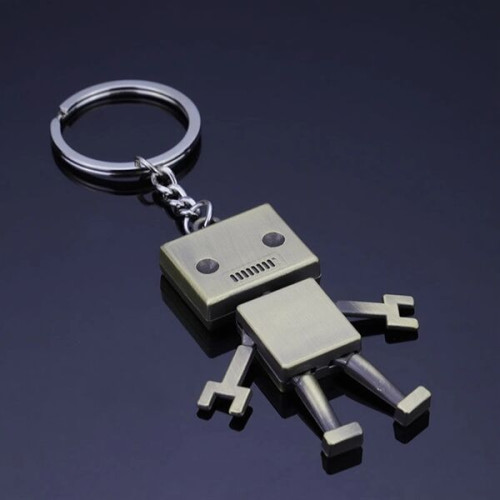 Robot Keychain
 Silver
