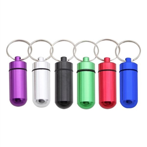 Waterproof Pill Box 
Container Keyring