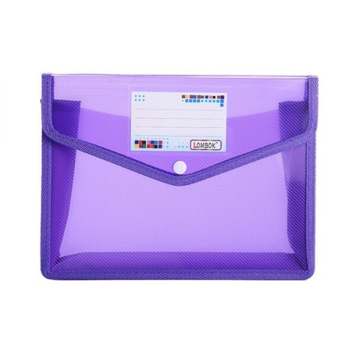 Plastic Folders with Closure and Pockets
