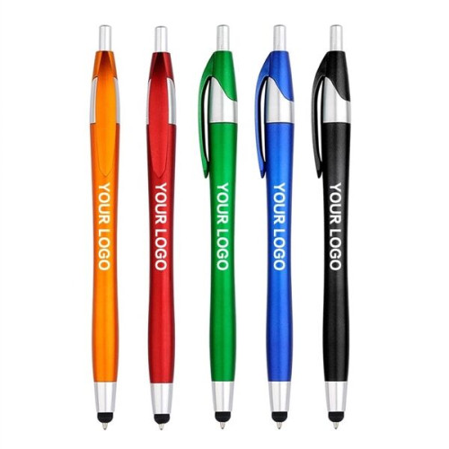Retractable Stylus Ballpoint Pen