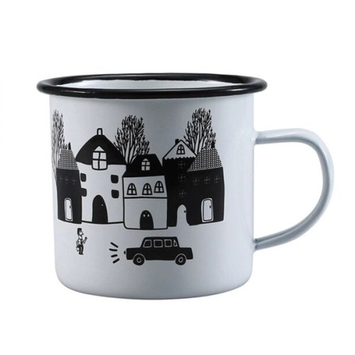 Full Custom 12oz Enamel Mug