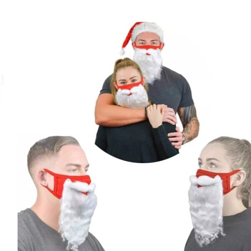 Santa Beard Mouth Mask